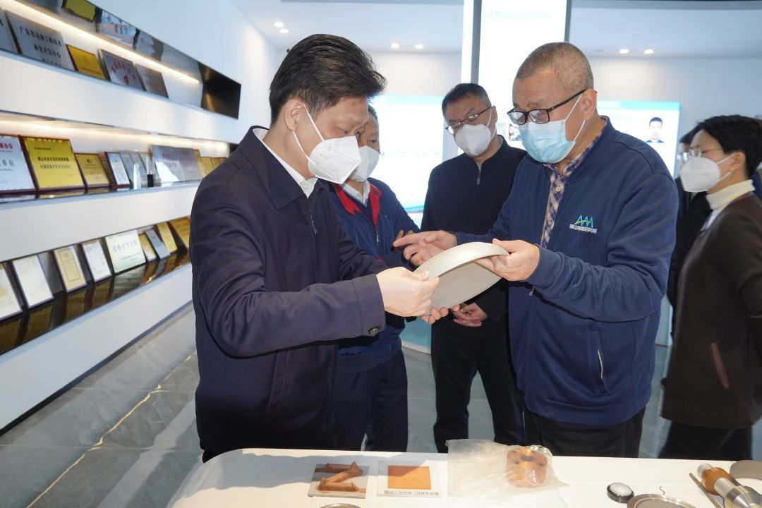 Chen Weiming, Deputy Mayor of Foshan, investigated Foshan Taoyuan Advanced Manufacturing Research Institute
